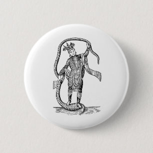 Bóton Redondo 5.08cm Vishnu no oitavo avatar