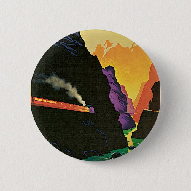 Bóton Redondo 5.08cm Visitez La Yougoslavie (Frente)