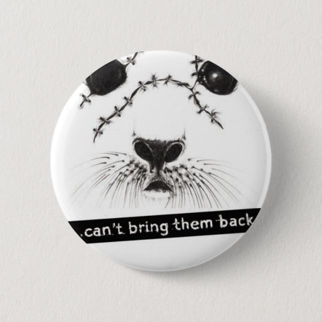 Bóton Redondo 5.08cm Vítimas da forma (Frente)