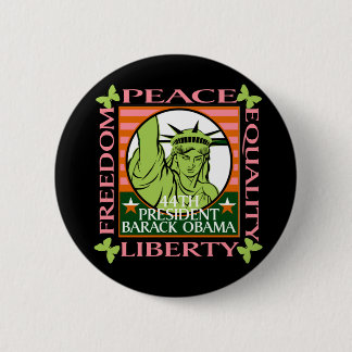 BÓTON REDONDO 5.08CM VITÓRIAS DE BARACK OBAMA!