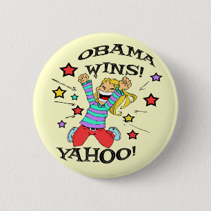 BÓTON REDONDO 5.08CM VITÓRIAS DE OBAMA