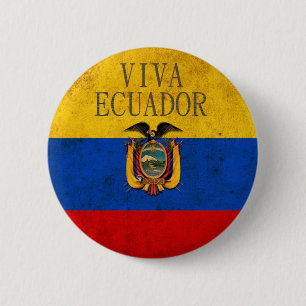Bóton Redondo 5.08cm Viva Equador