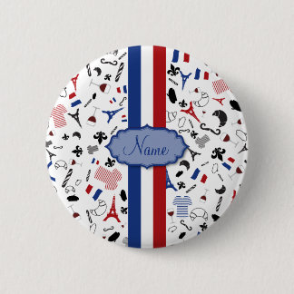 Bóton Redondo 5.08cm Vive la France