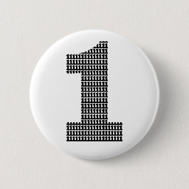 Bóton Redondo 5.08cm Você É O Número Um