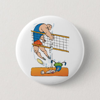 Bóton Redondo 5.08cm Voleibol engraçado