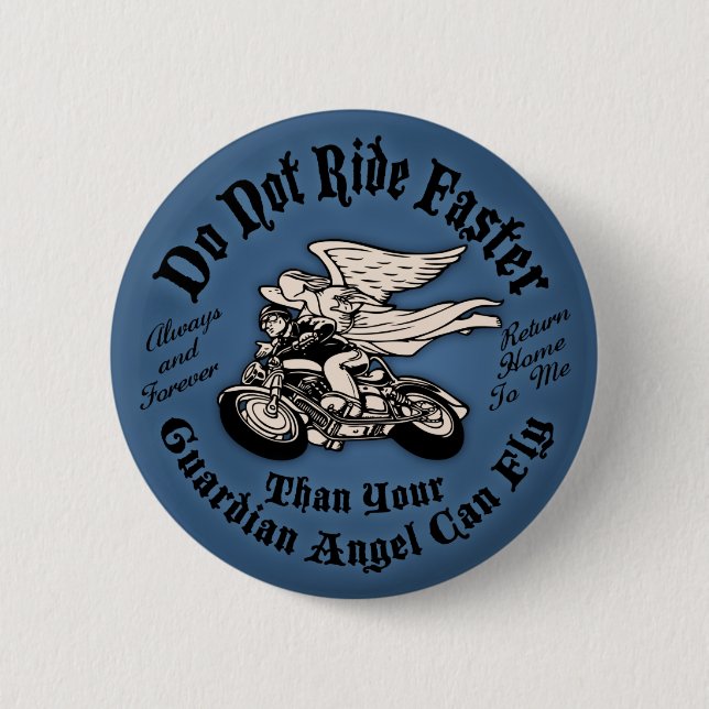 Bóton Redondo 5.08cm Vôo II do anjo (Frente)