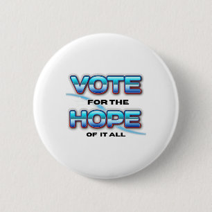 Bóton Redondo 5.08cm Votação Para Hope Kamala Harris Votação Harris Wal