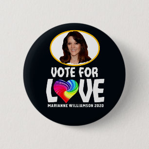 Bóton Redondo 5.08cm Votação para Marianne Williamson 2020