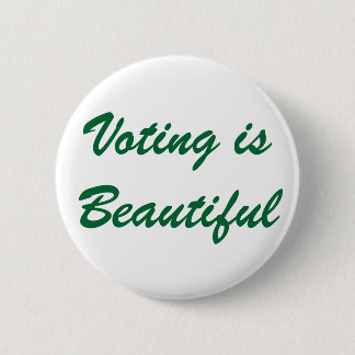 Bóton Redondo 5.08cm Votar é bonita