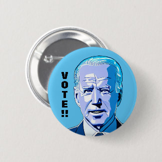 Bóton Redondo 5.08cm VOTE! Joe Biden Trabalho de arte 1 Texto personali