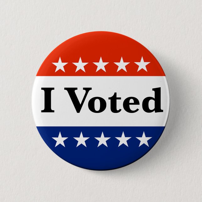 Bóton Redondo 5.08cm Votei contra as eleições de 2026 (Frente)