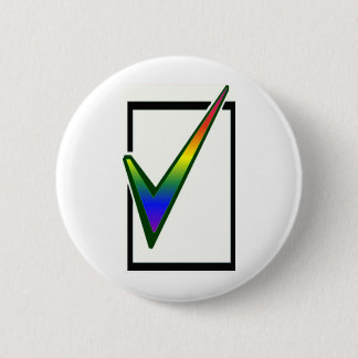 Bóton Redondo 5.08cm voto arco-íris