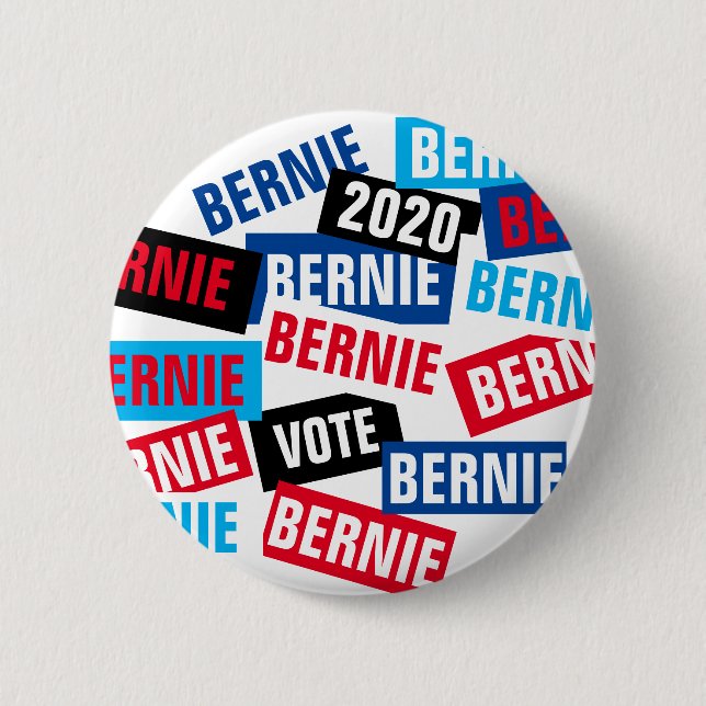 Bóton Redondo 5.08cm Voto Bernie 2020 (Frente)