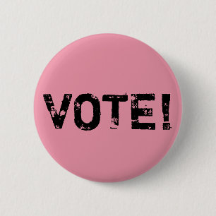 Bóton Redondo 5.08cm VOTO! Botão