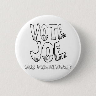 Bóton Redondo 5.08cm Voto Joe - botão
