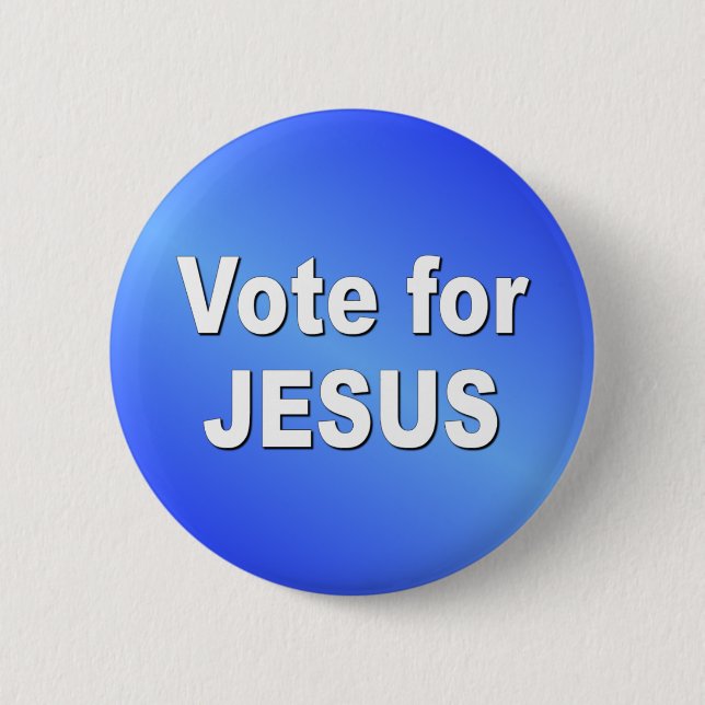 BÓTON REDONDO 5.08CM VOTO PARA JESUS (Frente)