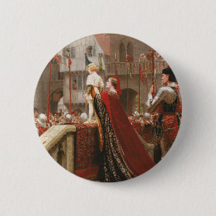Bóton Redondo 5.08cm Vox Populi, c. 1904 por Edmund Blair Leighton