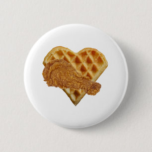 Bóton Redondo 5.08cm waffles de frango