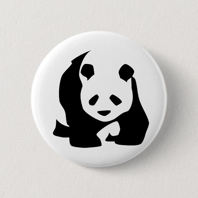 Bóton Redondo 5.08cm Walking Panda (Frente)