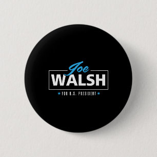 Bóton Redondo 5.08cm Walsh 2020 Pelo Presidente Derefeat Trump