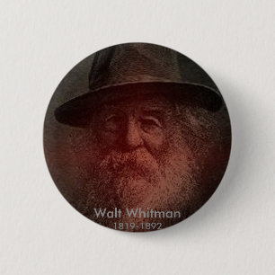 Bóton Redondo 5.08cm Walt Whitman