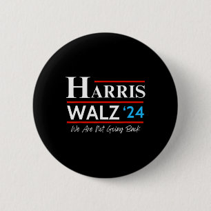 Bóton Redondo 5.08cm Waltz 2024 Eleição Kamala Harris Tim Waltz 2024 &