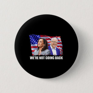 Bóton Redondo 5.08cm WAlzheimer 2024 Kamala Harris Primeira Mulher Pres