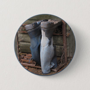Bóton Redondo 5.08cm Wellies velho