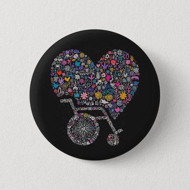 Bóton Redondo 5.08cm Wheel of Many Lives (Frente)