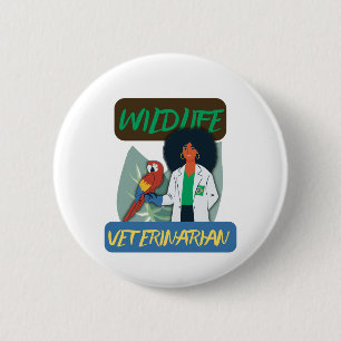 Bóton Redondo 5.08cm Wildlife Veterinarian – Exotic Animal Vet Design
