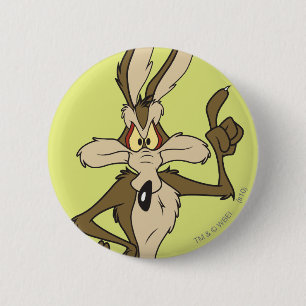 Bóton Redondo 5.08cm Wile E. Coyote de altura em pé