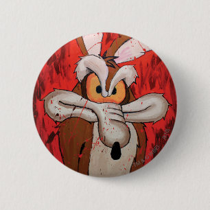 Bóton Redondo 5.08cm WILE E. COYOTE™ Fúria Vermelha