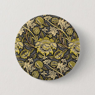 Bóton Redondo 5.08cm william morris wey wallpaper tapeçaria trabalho d
