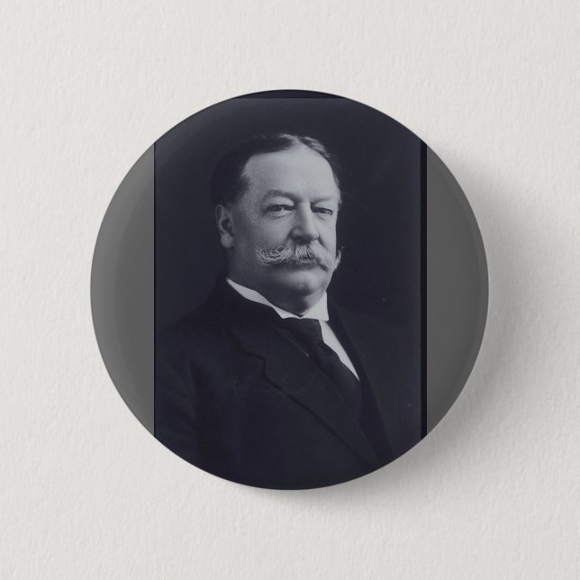 Bóton Redondo 5.08cm William Taft (Frente)
