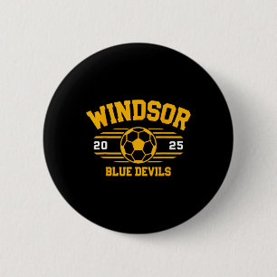 Bóton Redondo 5.08cm Windsor Blue Devils Futebol Byll 2025