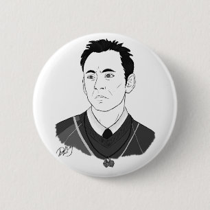 Bóton Redondo 5.08cm Windy City depois do botão Dark Nicholas Bowens