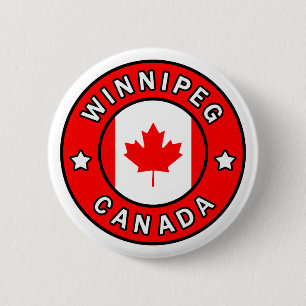 Bóton Redondo 5.08cm Winnipeg Canadá