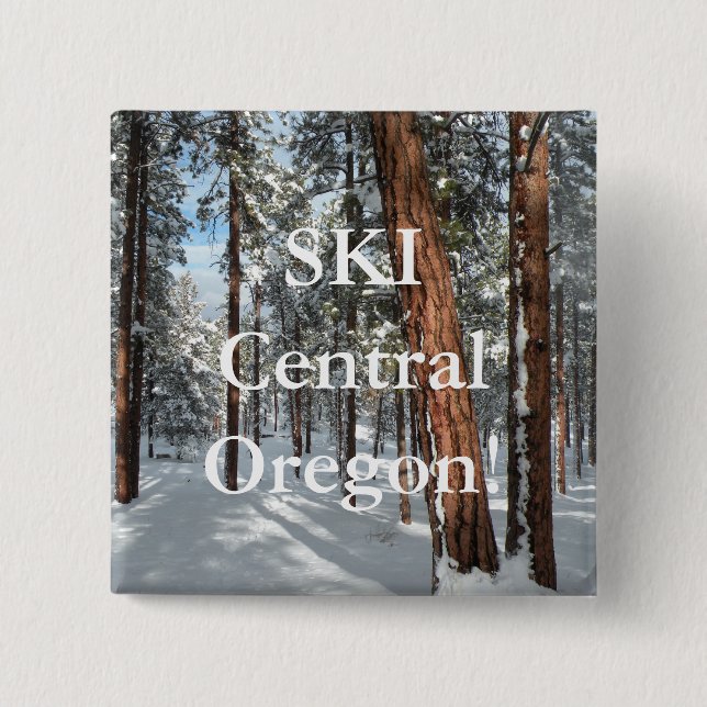 Bóton Redondo 5.08cm Winter Ponderosa (Frente)