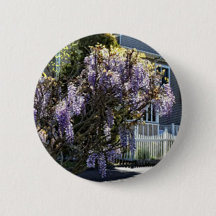 Bóton Redondo 5.08cm Wisteria in Bloom