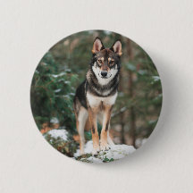 Wolfdog Button