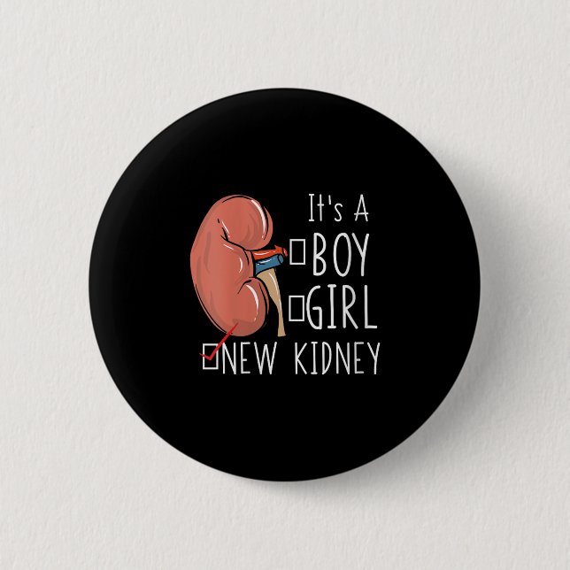 Bóton Redondo 5.08cm Womens Kidney Transplant Surgery Recovery Quote It (Frente)