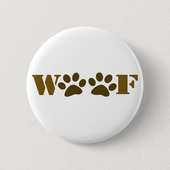 BÓTON REDONDO 5.08CM WOOF (Frente)