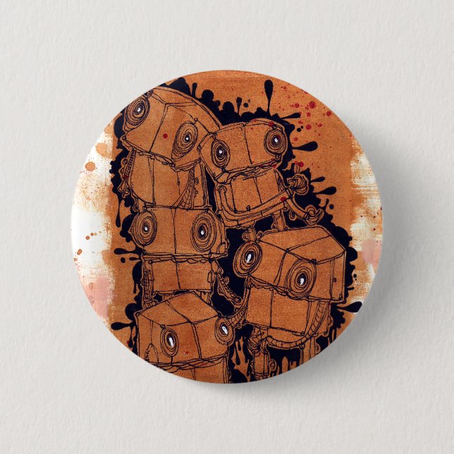 Bóton Redondo 5.08cm work0038 (Frente)