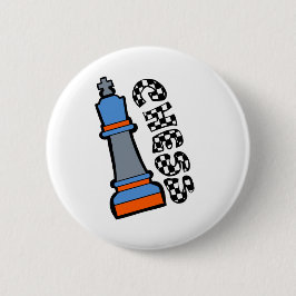 Bóton Redondo 5.08cm xadrez