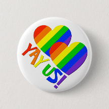 YAY E.U.! O gay acopla botões do favor do