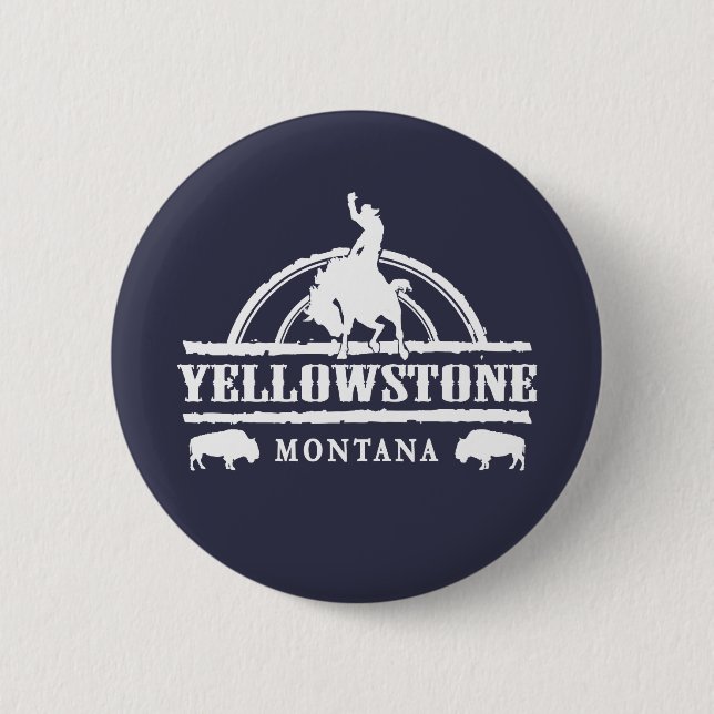 Bóton Redondo 5.08cm Yellowstomne-Buffalo-White- (Frente)