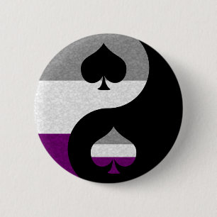 Bóton Redondo 5.08cm Yin assexuado e Yang