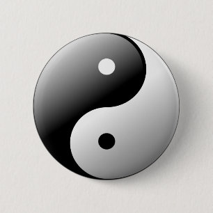 Bóton Redondo 5.08cm Yin Yang