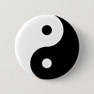 Bóton Redondo 5.08cm Yin Yang