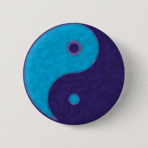 Bóton Redondo 5.08cm yin yang, meditação tao